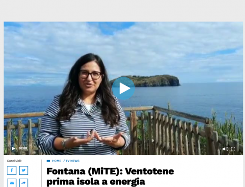 Fontana (MiTE): Ventotene prima isola a energia rinnovabile